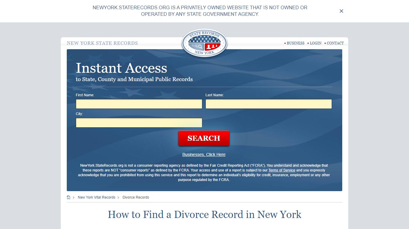 How to Find a Divorce Record in New York